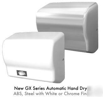 Commercial gx series ho-bl auto hand dryer cover white
