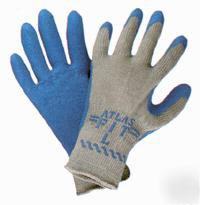 Atlas rubber coated work gloves,heavy duty sizes sale 