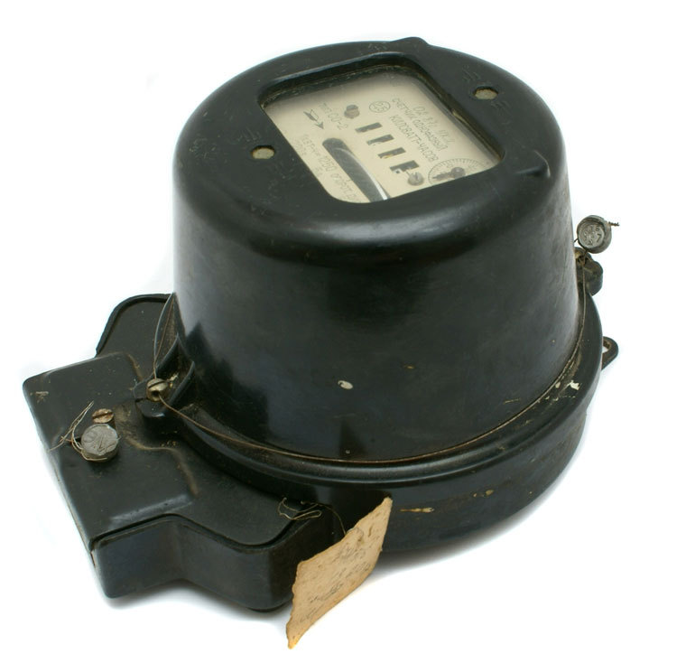 Bakelite vintage electric watt hour meter russia 1958
