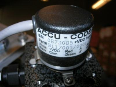 Carousel drive assembly w/accu-coder & us digital corp.