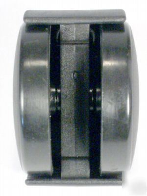 Caster twin wheel friction grip 2 1/4 50 units