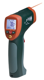 Extech 42515 wide range ir thermometer with type k inpu