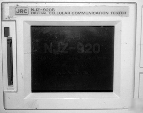 Jrc njz-920B digital cellular communication tester 