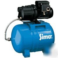 Simer shallow well system â€” 720 gph, 1/2 hp, 1IN.