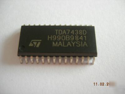 TDA7438D three bands digital controller audio processor