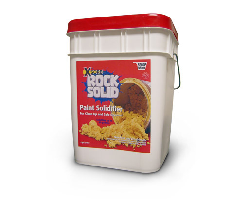 Xsorb rock solid paint solidifier 4 gal pail w/ scoop