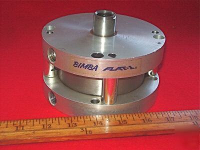 1 bimba pneumatic cylinder flat 1-FO125.1 375-used