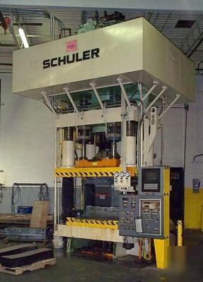 350 ton SCHULER4-post triple action hydraulic press