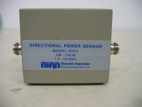Bird 4024 power sensor, 1.5 - 32 mhz, 3W - 10KW
