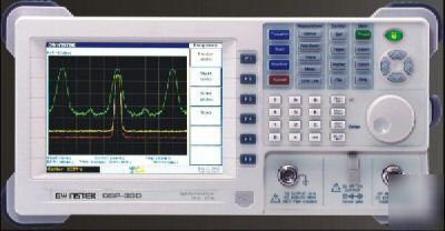 Instek GSP830 3 ghz spectrum analyzer w/ tracking gen.