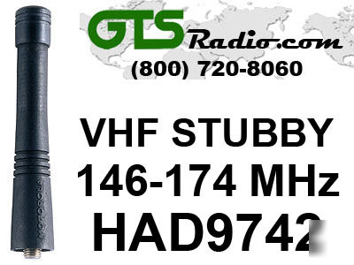 Motorola HAD9742 vhf stubby antenna for CP150