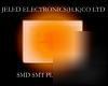 New 500X smd smt plcc-2 orange leds 1200MCD f/s