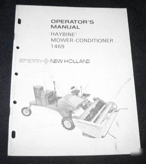New holland model 1469 haybine mower conditioner
