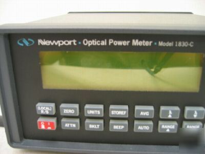 New port 1830C power meter with 818-is fiber adaptor
