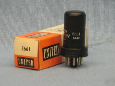 New united vintage tubes old stock 5 total 5661