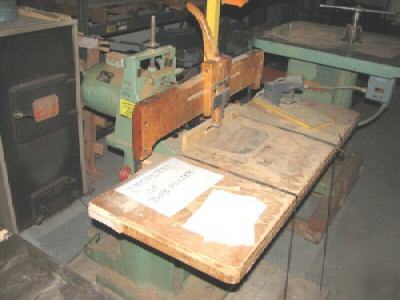 Oliver 2 spindle boring machine woodworking 1-1/2 hp