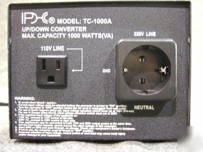 Tc-1000A up/down converter power supply