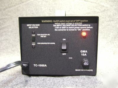 Tc-1000A up/down converter power supply