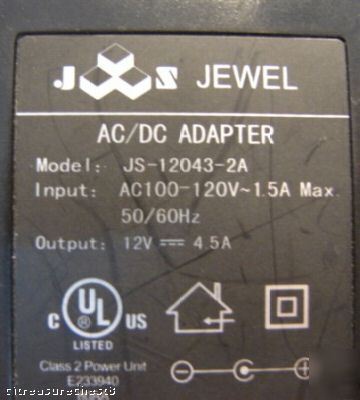 Jewel ac/dc adaptor js 12043 2A #13