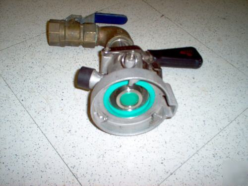 Micro-matic chemical coupler valve