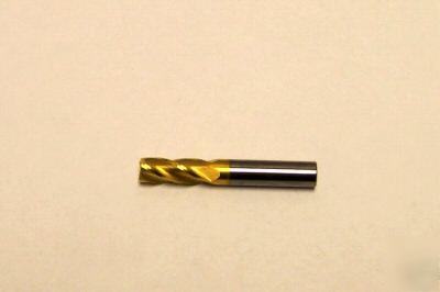 New - usa solid carbide tin coated end mill 4FL 1/16