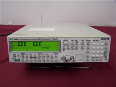 Philips pm 6880 high frequency / hr counter w/warranty