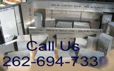  aluminum plate fortalÂ® T651 1.535 x 4 7/8 x 10