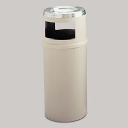 25-gallon plastic ash/trash container-rcp 8182-88 bei