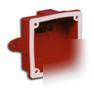 Amseco bbx-4 4SQ std back box wheather proof red