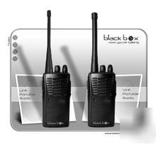 Black box uhf or vhf walkie talkie