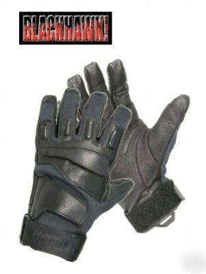 Blackhawk hellstorm solag black full finger gloves sm