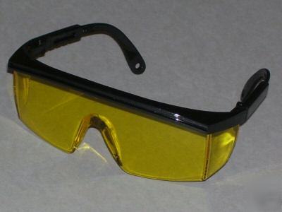 Citation safety glasses amber lens - black frame 