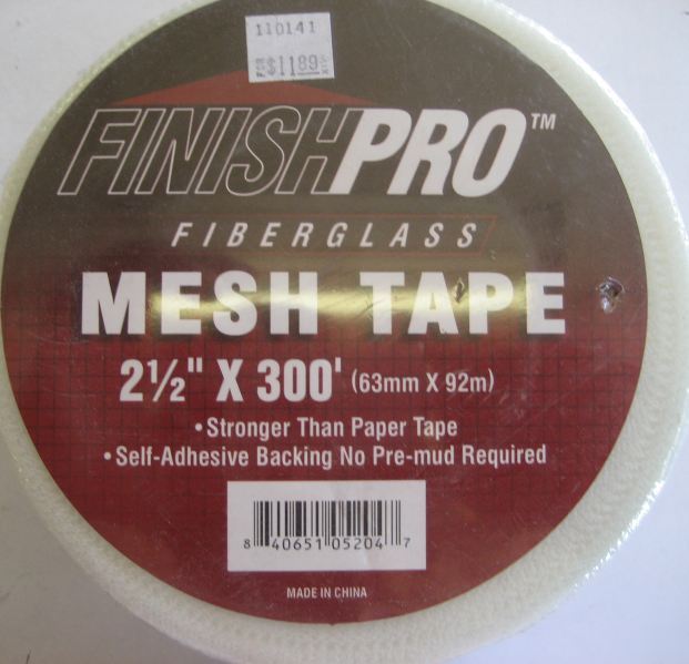 Finishpro fiberglass mesh drywall joint tape-fsh 05204