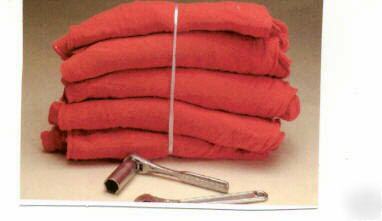 New industrial linen--shop rags-- bale, natural 18 x 18