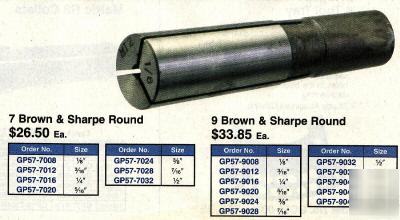 New pba / crawford brown & sharpe collet #9 size collet 