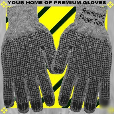 Sm/md glove 30 pairs work latex dot grip palm & fingers