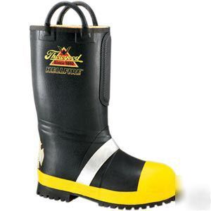Thorogood hellfire rubber insulated fire boot 8 w