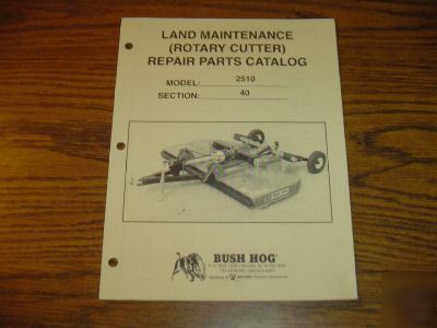 Bush hog 2510 rotary cutter mower parts catalog manual