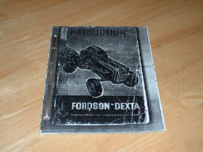 Fordson dexta operators manual