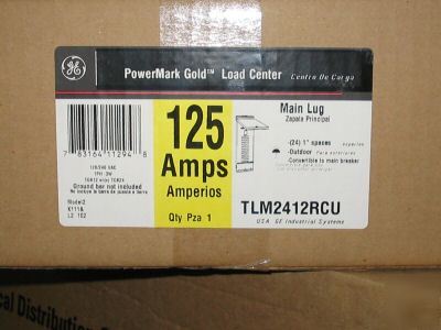 Ge 125 amp 3R main lug load center TLM2412RCU 