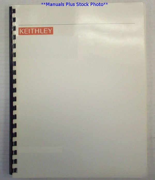 Keithley 150B op/service manual - $5 shipping 