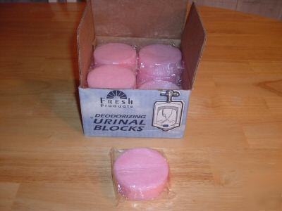 New 36 cherry scent urinal block cakes pucks in box 