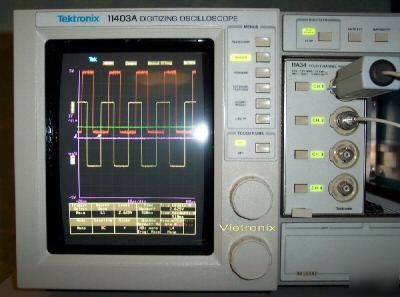 Tektronix 11403A 3GHZ digital oscillopscope + 11A34