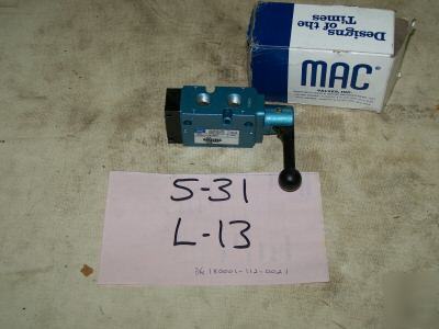 1 mac valve manual lever operated p/n:180001-112-0021