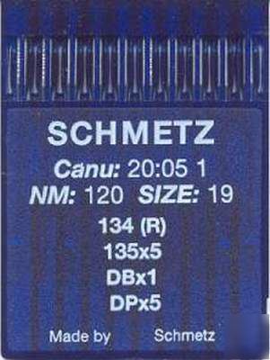 20 schmetz 16X231 1738 DBX1 19/120 round shaft needle