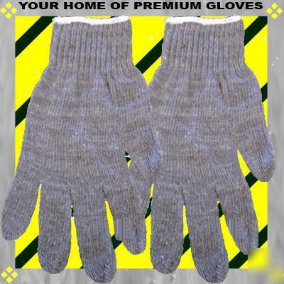 36PR knit work liner gloves go lot cotton wholesale s/m