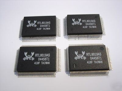 4 pcs RTL8019AS ethernet controller for microcontroller