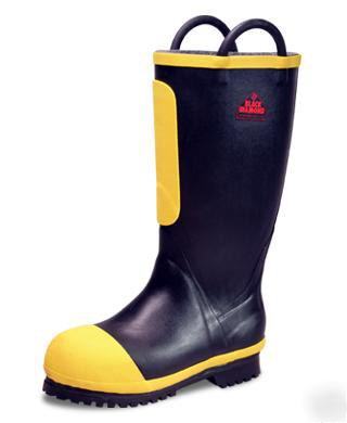 Black diamond fire boots, rubber (kevlar), size 10 nwt