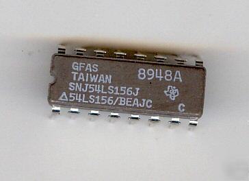 Integrated circuit ic SNJ54LS156J texas inst