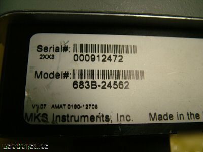 Mks instruments exhaust throttle valve 683B-24562